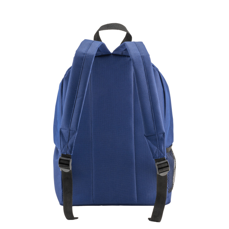 Mochila de poliéster reciclado R-PET con bolsillo exterior con cremallera