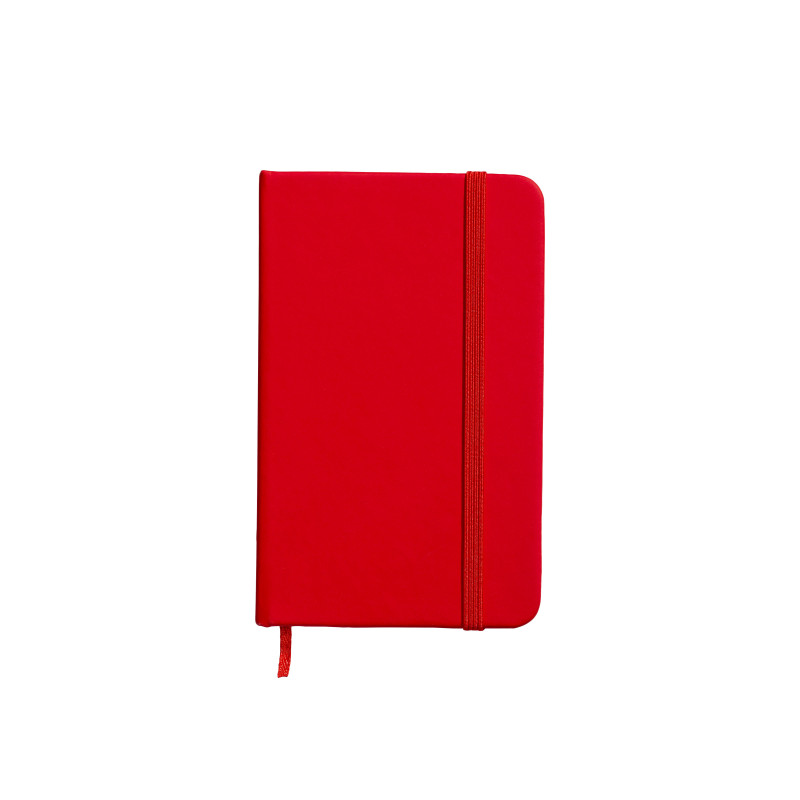 Cuaderno con tapa de PU reciclado y hojas rayadas (80 páginas)