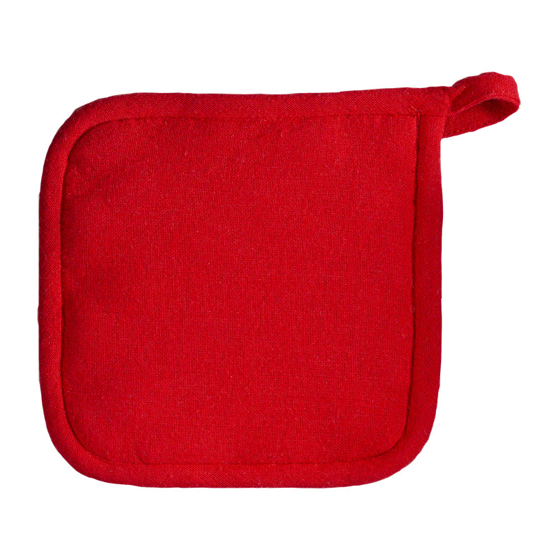 Agarradera de cocina de algodón reciclado.
