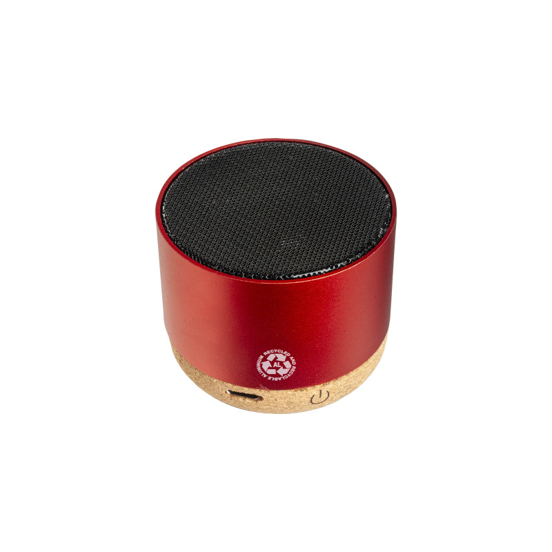 Mini altavoz Bluetooth con base de corcho