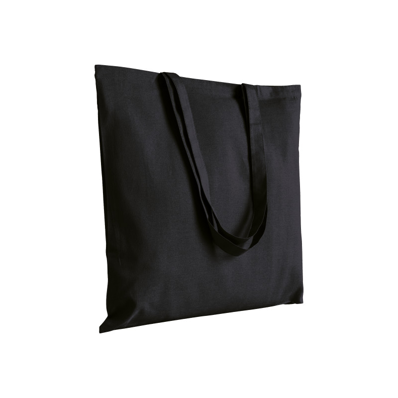 Bolsa de algodón/poliéster reciclado 180 g/m2, asas largas