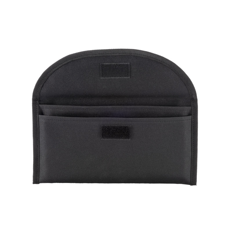 Bolsa portadocumentos de poliéster 600D con dos bolsillos y cierre de velcro