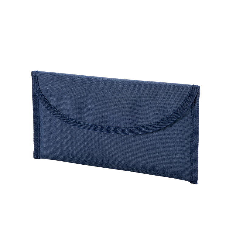 Bolsa portadocumentos de poliéster 600D con dos bolsillos y cierre de velcro