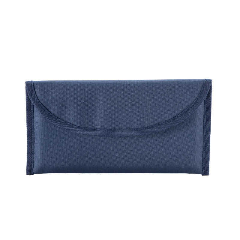 Bolsa portadocumentos de poliéster 600D con dos bolsillos y cierre de velcro